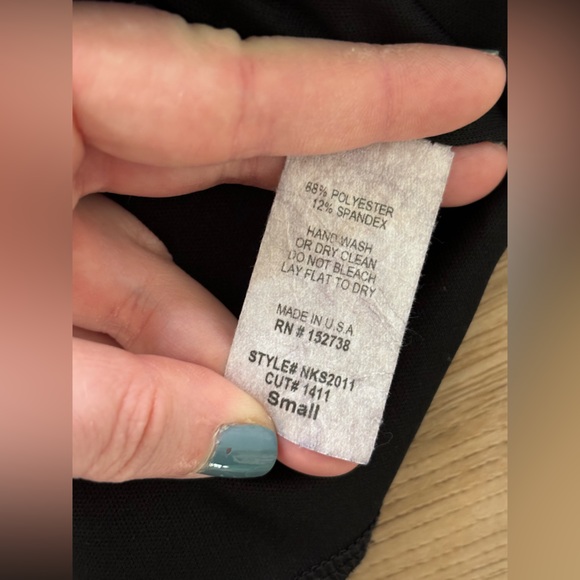 Suede Black Mini Skirt - Picture 5 of 5